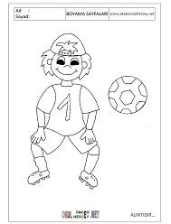 Futbol boyama sayfaları